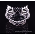 Moda Zhanggong cristal de pelo del bebé accesorios de rey de la corona redonda completa del desfile